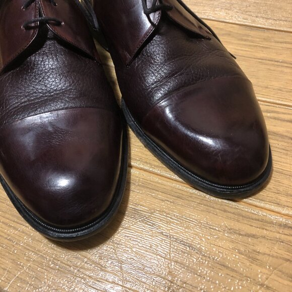 Johnston & Murphy men Oxford deerskin leather shoes, Style Cellini, 12 main image 14